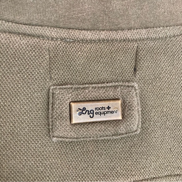 [LRG] Tanzanita Rasta Button Down 420 Embroidery Cotton Cardigan Sweater size L - Picture 9 of 13